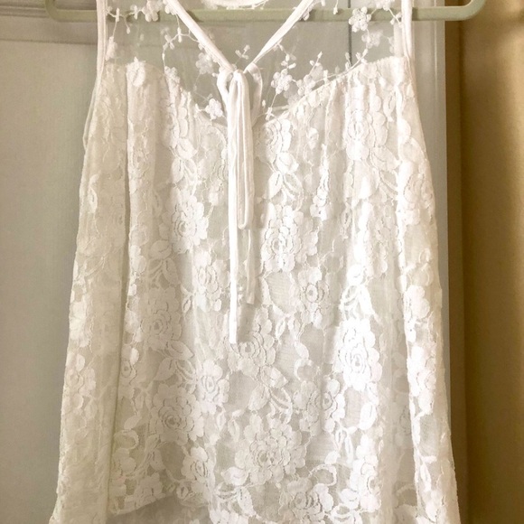 Tops - Beautiful lace blouse, made and bought in Italy